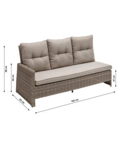 Dehner Geflechtlounge Bologna, 5-teilig -Eleganter Garten 6903447 WE BG 001 LoungeBologna korrektur