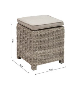 Dehner Geflechtlounge Bologna, 5-teilig -Eleganter Garten 6903447 WE BG 003 LoungeBolognaNEU