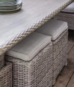 Dehner Geflechtlounge Bologna, 5-teilig -Eleganter Garten 6903447 WE MO 004 LoungeBolognaNEU