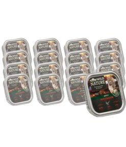 Dehner Wild Nature Nassfutter Für Katzen Hochmoor Adult, Ente & Pute, 16 X 100 G