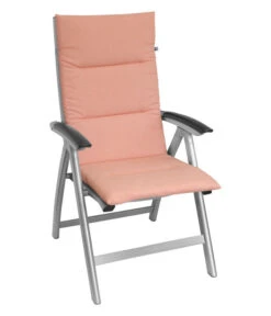 KETTtex Hochlehnerpolster Lindos Peach, Ca. B120/H4/T50 Cm -Eleganter Garten 6906861 WE DE 004 KETTtexHochlehnerpolsterLindosPeach