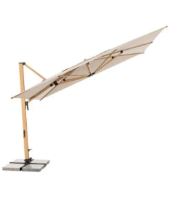 Doppler Pendelschirm Aluwood XL, Rechteckig, Ca. B400/T300 Cm 24 Doppler Pendelschirm Aluwood XL, Rechteckig, Ca. B400/T300 Cm -Eleganter Garten 6910533 WE FS 004 PendelschirmAluWoodXL400x300Esche