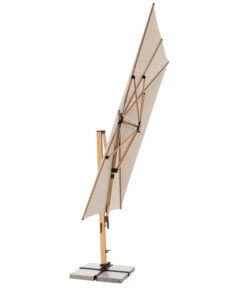 Doppler Pendelschirm Aluwood XL, Rechteckig, Ca. B400/T300 Cm 25 Doppler Pendelschirm Aluwood XL, Rechteckig, Ca. B400/T300 Cm -Eleganter Garten 6910533 WE FS 005 PendelschirmAluWoodXL400x300Esche