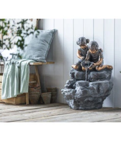 Dehner Polyresin-Gartenbrunnen Couple, Ca. H48 Cm -Eleganter Garten 6911093 WE MO 001 BrunnenCouple