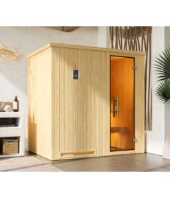 Weka Sauna Halmstad Mit Glastür 11 Weka Sauna Halmstad Mit Glastür -Eleganter Garten 6914212 WE MO 001 WekaSaunaHalmstadmitGlastuer