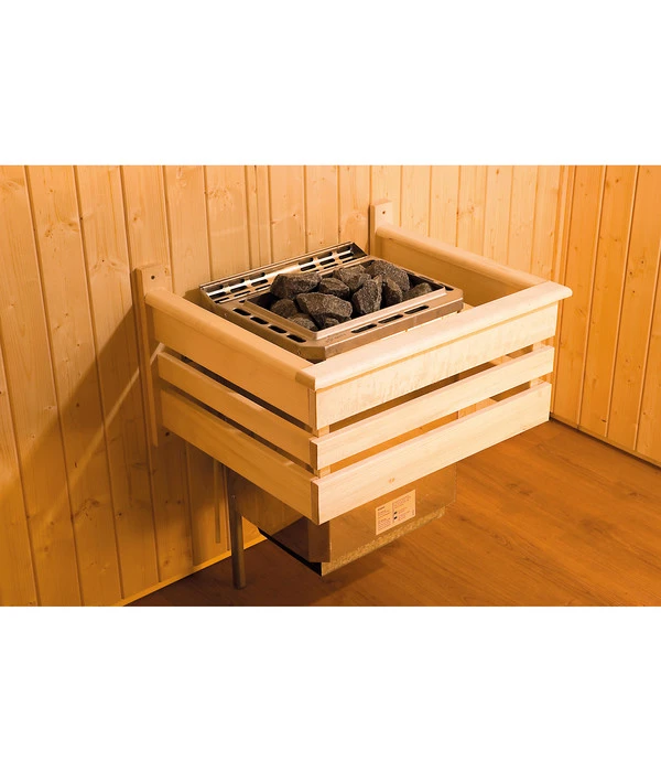 Weka Ecksauna Varberg Mit Holztür, Ca. B194/H199/T194 Cm 9 Weka Ecksauna Varberg Mit Holztür, Ca. B194/H199/T194 Cm – Bild 7