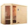 Weka Sauna Turku Mit Glastür Und Fenster, Ca. B248/H205/T198 Cm 2 Weka Sauna Turku Mit Glastür Und Fenster, Ca. B248/H205/T198 Cm -Eleganter Garten 6914576 WE FS 001 WekaSaunaTurku3