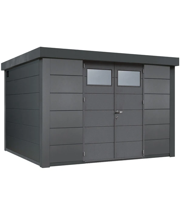 Wolff Finnhaus Metallgerätehaus Eleganto 3330, Ca. B348/H227/T318 Cm 3 Wolff Finnhaus Metallgerätehaus Eleganto 3330, Ca. B348/H227/T318 Cm