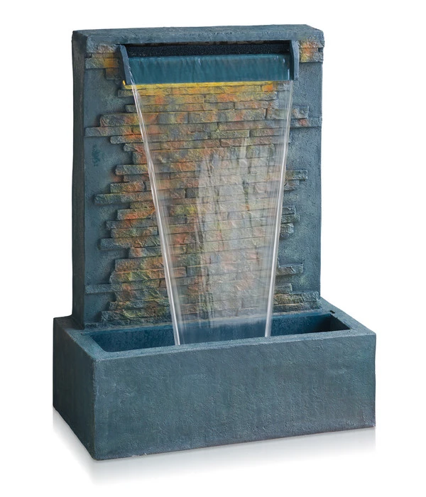 Ubbink Acqua Arte Polyresin-Standbrunnen Filaga Mit Wasserfall, Ca. H100 Cm 3 Ubbink Acqua Arte Polyresin-Standbrunnen Filaga Mit Wasserfall, Ca. H100 Cm