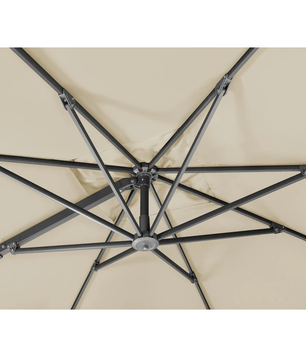 Schneider Ampelschirm Rhodos Smart, Quadratisch, Ca. B300/T300 Cm 13 Schneider Ampelschirm Rhodos Smart, Quadratisch, Ca. B300/T300 Cm – Bild 11