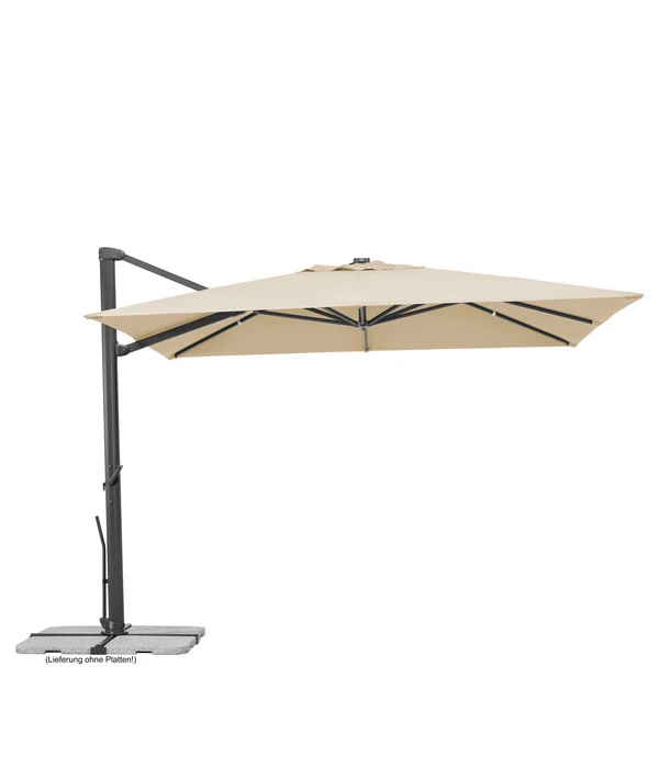 Schneider Ampelschirm Rhodos Smart, Quadratisch, Ca. B300/T300 Cm 3 Schneider Ampelschirm Rhodos Smart, Quadratisch, Ca. B300/T300 Cm