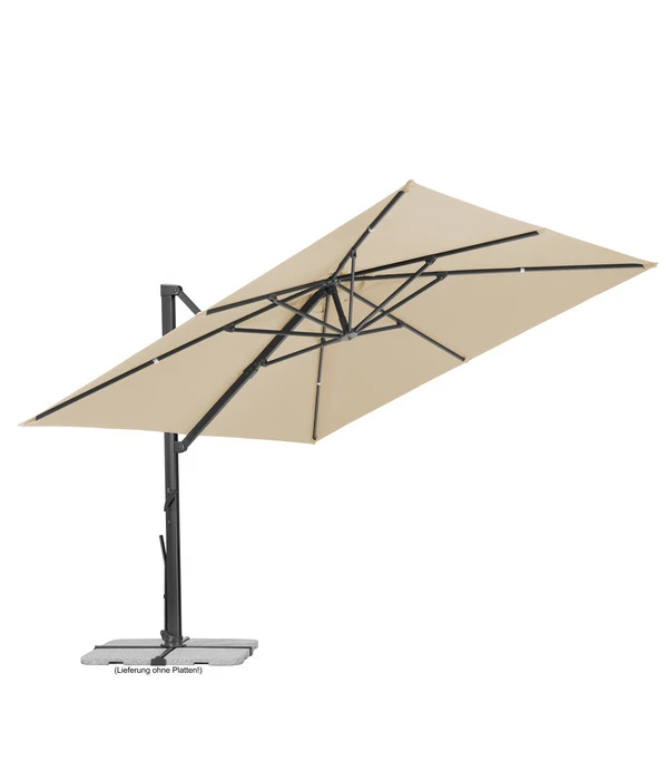 Schneider Ampelschirm Rhodos Smart, Quadratisch, Ca. B300/T300 Cm 5 Schneider Ampelschirm Rhodos Smart, Quadratisch, Ca. B300/T300 Cm – Bild 3