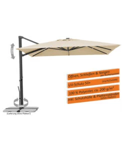 Schneider Ampelschirm Rhodos Smart, Quadratisch, Ca. B300/T300 Cm 26 Schneider Ampelschirm Rhodos Smart, Quadratisch, Ca. B300/T300 Cm -Eleganter Garten 6953384 WE IG 002 SchneiderAmpelschirmRhodosSmart