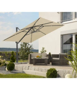 Schneider Ampelschirm Rhodos Smart, Quadratisch, Ca. B300/T300 Cm 24 Schneider Ampelschirm Rhodos Smart, Quadratisch, Ca. B300/T300 Cm -Eleganter Garten 6953384 WE MO 001 SchneiderAmpelschirmRhodosSmartnatur