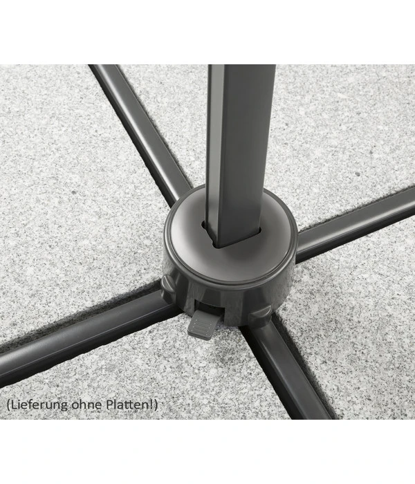 Schneider Ampelschirm Rhodos Junior, Rund, Ca. Ø300 Cm 11 Schneider Ampelschirm Rhodos Junior, Rund, Ca. Ø300 Cm – Bild 9