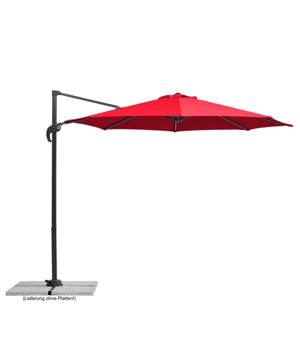 Schneider Ampelschirm Rhodos Junior, Rund, Ca. Ø300 Cm 3 Schneider Ampelschirm Rhodos Junior, Rund, Ca. Ø300 Cm