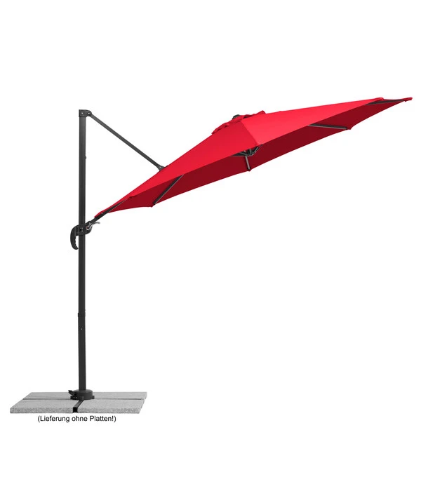 Schneider Ampelschirm Rhodos Junior, Rund, Ca. Ø300 Cm 4 Schneider Ampelschirm Rhodos Junior, Rund, Ca. Ø300 Cm – Bild 2