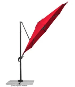 Schneider Ampelschirm Rhodos Junior, Rund, Ca. Ø300 Cm 15 Schneider Ampelschirm Rhodos Junior, Rund, Ca. Ø300 Cm -Eleganter Garten 6953574 WE FS 003 SchneiderAmpelschirmRhodosJunior300cmrot