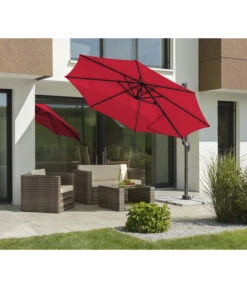 Schneider Ampelschirm Rhodos Junior, Rund, Ca. Ø300 Cm 16 Schneider Ampelschirm Rhodos Junior, Rund, Ca. Ø300 Cm -Eleganter Garten 6953574 WE MO 001 SchneiderAmpelschirmRhodosJunior300cmrot