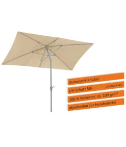 Schneider Sonnenschirm Porto, Rechteckig, Ca. B300/T200 Cm -Eleganter Garten 6953582 WE IG 001 SchneiderSonnenschirmPorto300x200natur