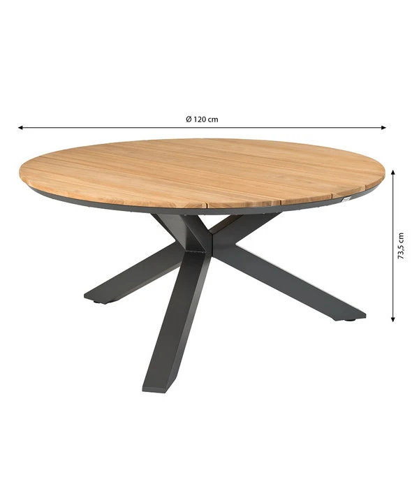 Tierra Outdoor Gartentisch Orbital, Ca. Ø120/H73,5 Cm 5 Tierra Outdoor Gartentisch Orbital, Ca. Ø120/H73,5 Cm – Bild 3