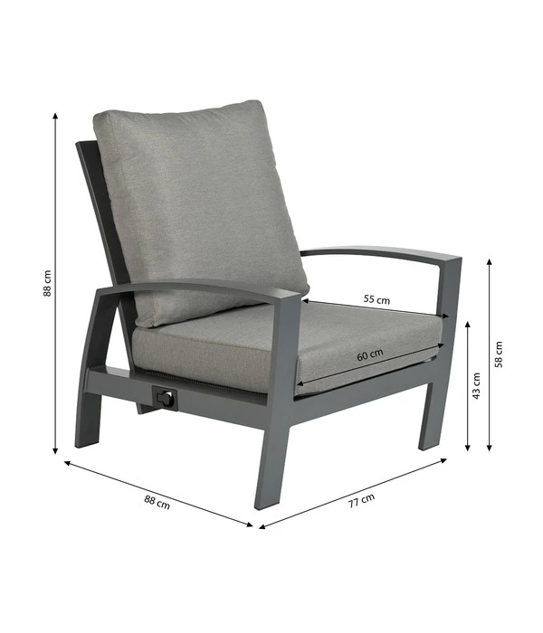 Tierra Outdoor Lounge Stuhl Valencia 5 Tierra Outdoor Lounge Stuhl Valencia – Bild 3