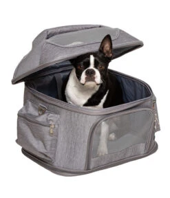 CHIARA® Transportbox SKY, Ca. B42/H34/T30 Cm 12 CHIARA® Transportbox SKY, Ca. B42/H34/T30 Cm -Eleganter Garten 6971048 6971030 WE MO 002 PuppiaChiaraTransportboxSkyGrau