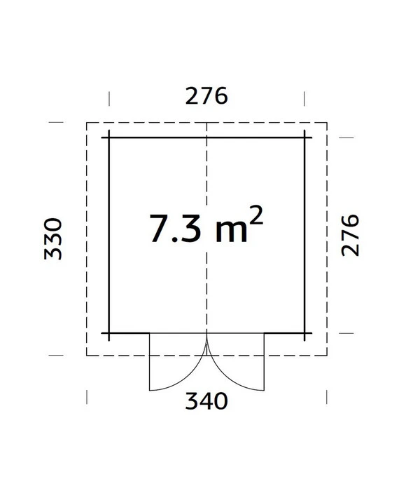 Palmako Gartenhaus Lotta 5 Palmako Gartenhaus Lotta – Bild 3