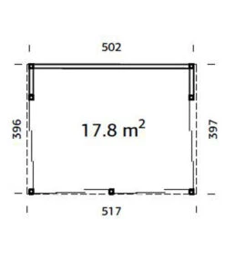 Palmako Pavillon Nova, Inkl. Front- Und Seitenverglasung, Ca. B517/H288/T397 Cm 7 Palmako Pavillon Nova, Inkl. Front- Und Seitenverglasung, Ca. B517/H288/T397 Cm -Eleganter Garten 6977565 WE BG 001 PavillonNovaNatur