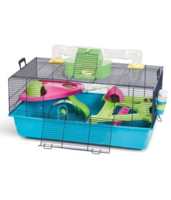 SAVIC Nagerheim Heaven Metro, Blau, Ca. B80/H50/T50 Cm -Eleganter Garten 6980544 WE DE 001 SavicNKHamsterHeavenMetro