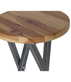 Fun Star Barhocker, Ca. H82 Cm -Eleganter Garten 6982896 WE DE 001 BarhockerStahlHolz