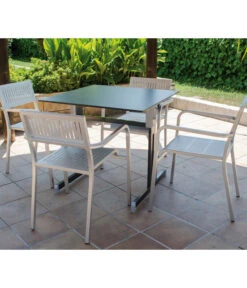 ALCO Gartentisch Gastro -Eleganter Garten 6986483 WE MO 001 Gastrotisch80x80Anthrazit