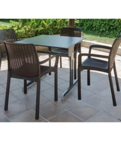 ALCO Gartentisch Gastro -Eleganter Garten 6986483 WE MO 003 Gastrotisch80x80Anthrazit