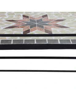 Siena Garden Mosaikserviertisch Stella, Ca. B68/H60/T41 Cm -Eleganter Garten 6986624 WE DE 003 StellaServiertisch68x41x60cm