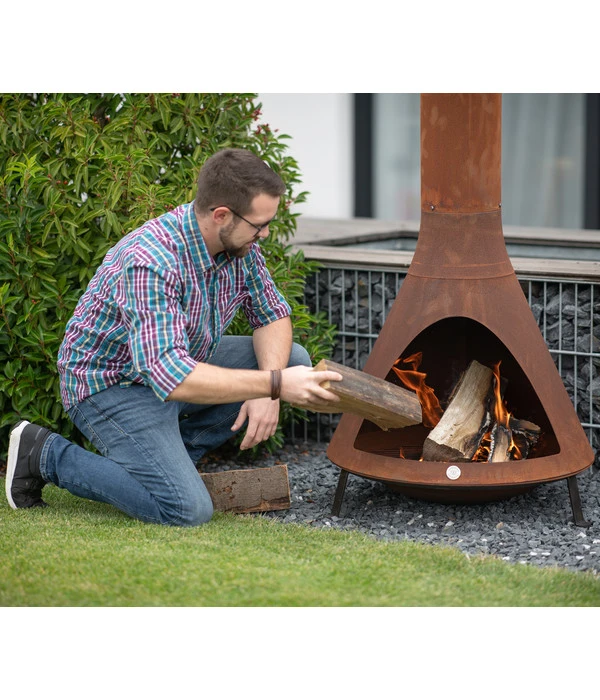 Westmann Grillkamin, Ca. B70/H160/T70 Cm 5 Westmann Grillkamin, Ca. B70/H160/T70 Cm – Bild 3