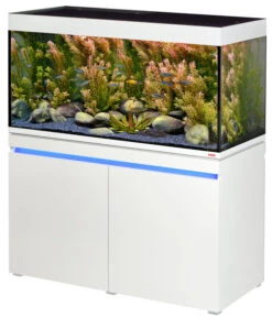 EHEIM Aquarium Kombination Incpiria 430 Duo, Weiß, 430 L, Ca. B130/H144/T60 Cm -Eleganter Garten 6998678 WE FS 003 EheimAquariumIncpiria430DuoAlpin