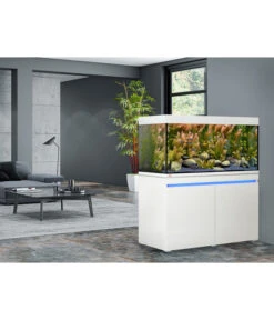EHEIM Aquarium Kombination Incpiria 430 Duo, Weiß, 430 L, Ca. B130/H144/T60 Cm -Eleganter Garten 6998678 WE MO 001 EheimAquariumIncpiria430DuoAlpin