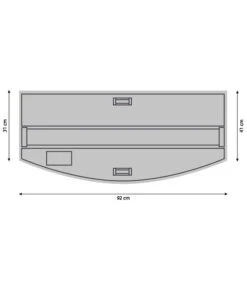 JUWEL® AQUARIUM Kombination Vision 180 LED -Eleganter Garten M200005754 WE BG 002 Vision1801