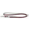 Das Lederband Führleine Style Amsterdam Merlot/Grey 1 Das Lederband Führleine Style Amsterdam Merlot/Grey -Eleganter Garten M200009591 WE FS 001 DasLederbandFuehrleineStyleAmsterdamMerlotGrau