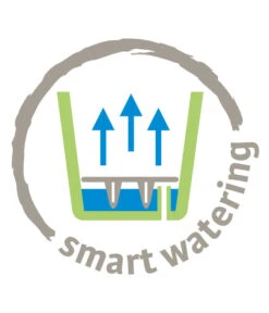 Scheurich Kunststoff-Topf Purista+, Rund -Eleganter Garten WE DE 005 ScheurichIconSmartWatering