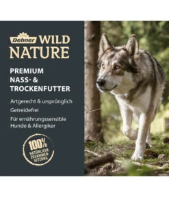 Dehner Wild Nature Nassfutter Für Hunde Mono-Protein Adult, Hirsch, 5 X 500 G 5 Dehner Wild Nature Nassfutter Für Hunde Mono-Protein Adult, Hirsch, 5 X 500 G -Eleganter Garten WE DE Markengrafik DehnerWildNatureHundefutter